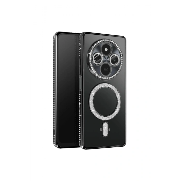 Redmi 14c Joke Simli Magneticsafe Kılıf - Siyah