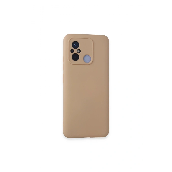Redmi 12c Kılıf Nano İçi Kadife Silikon - Pudra