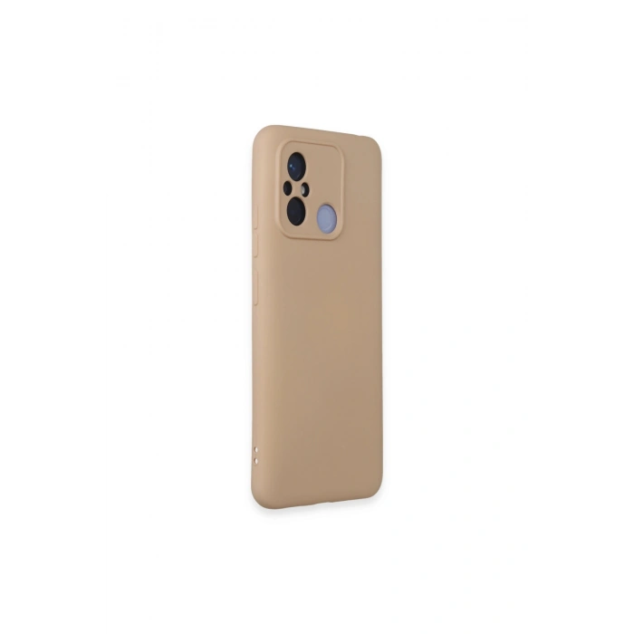 Redmi 12c Kılıf Nano İçi Kadife Silikon - Pudra