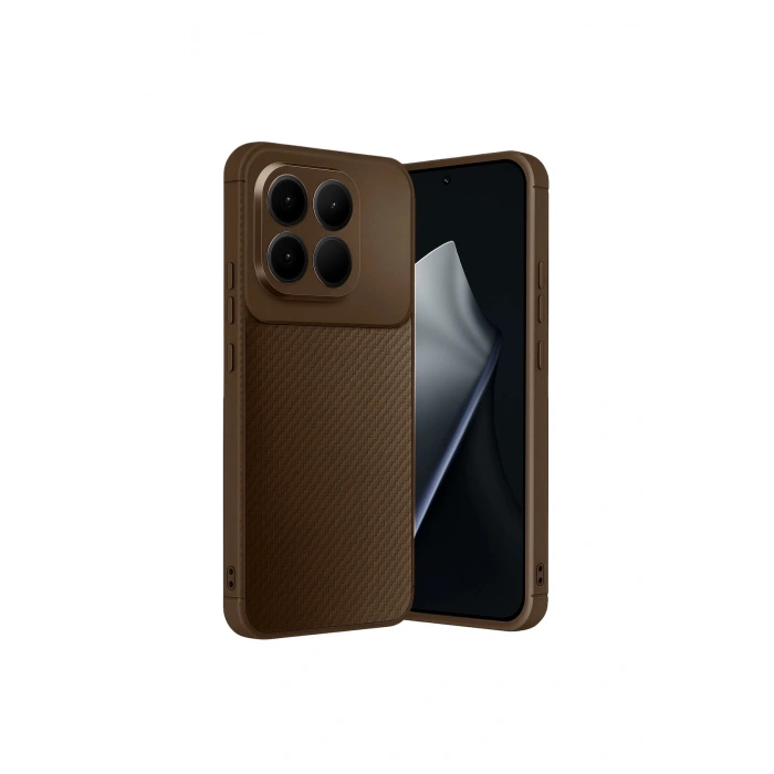 Mi 15t Auto Focus Karbon Kapak - Kahverengi