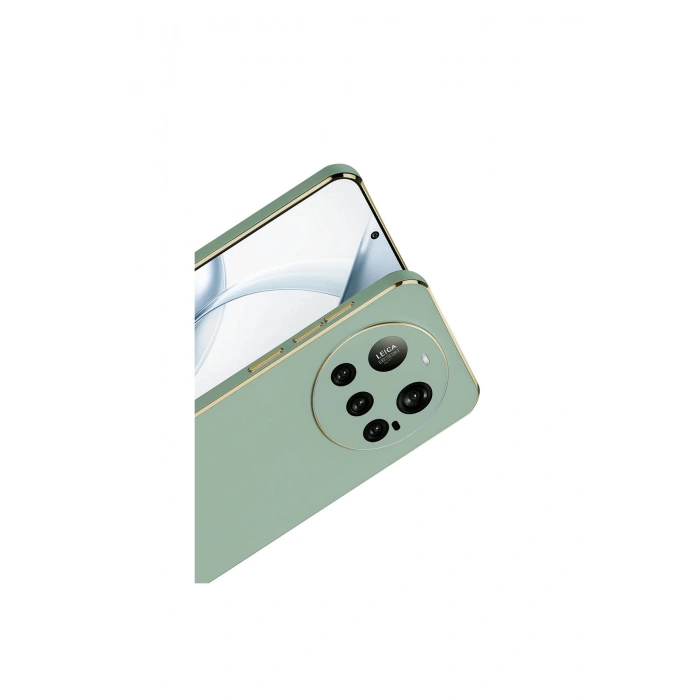 Mi 15 Ultra Kılıf Volet Silikon - Açık Yeşil