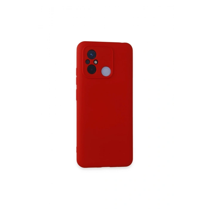 Redmi 12c Kılıf Nano İçi Kadife Silikon - Kırmızı