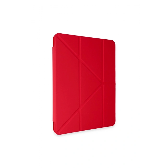 Pad 6 Kılıf Kalemlikli Mars Tablet Kılıfı - Kırmızı