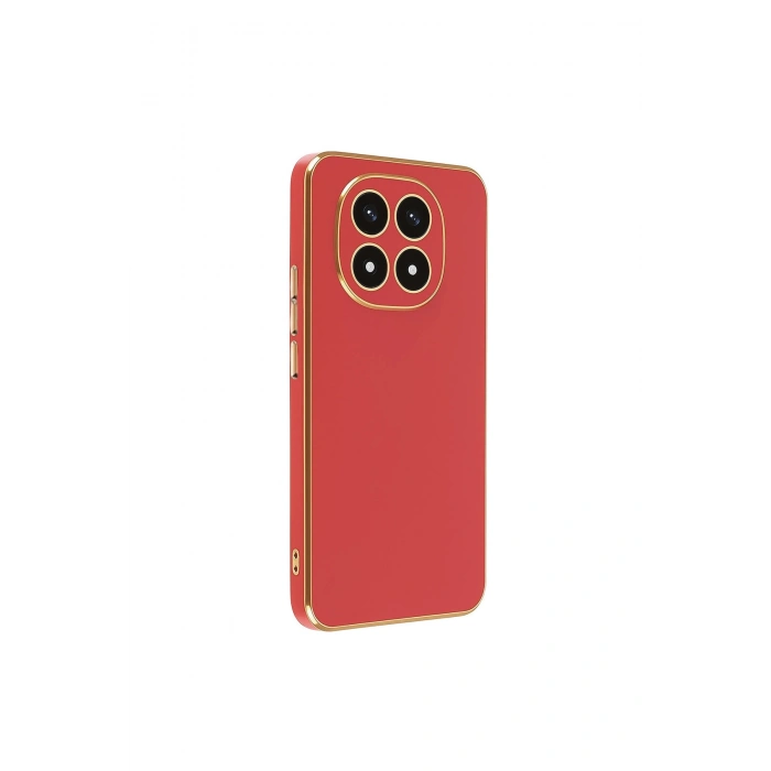 Redmi Note 14 Pro 4g Kılıf Volet Silikon - Kırmızı