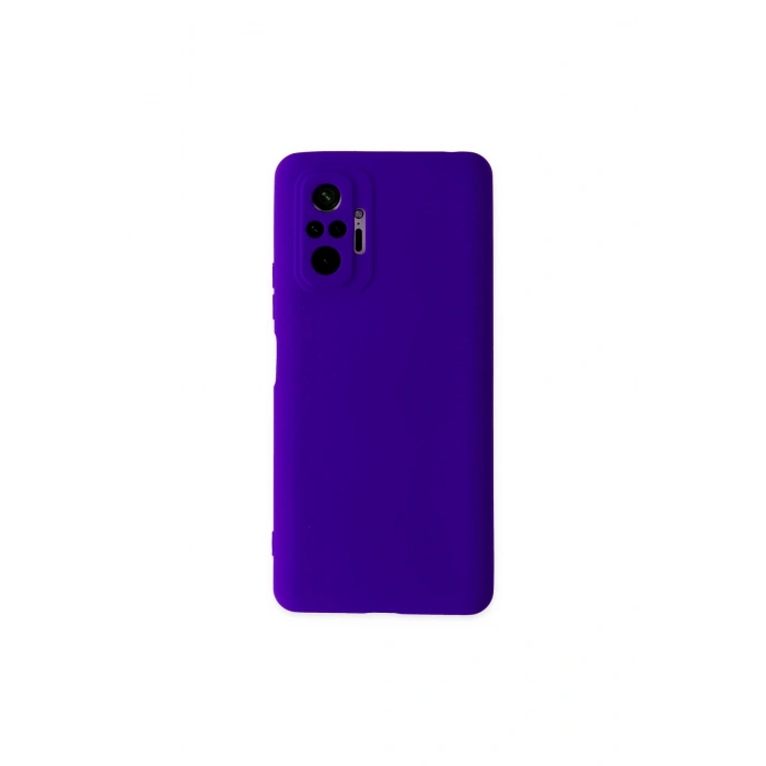 Redmi Note 10 Pro Kılıf Nano İçi Kadife Silikon - Mor