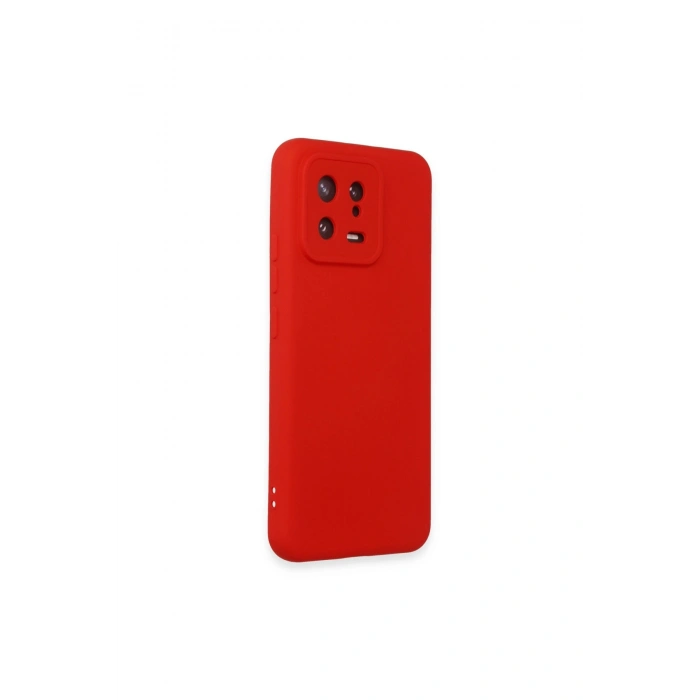 Mi 13 Kılıf Nano İçi Kadife Silikon - Kırmızı