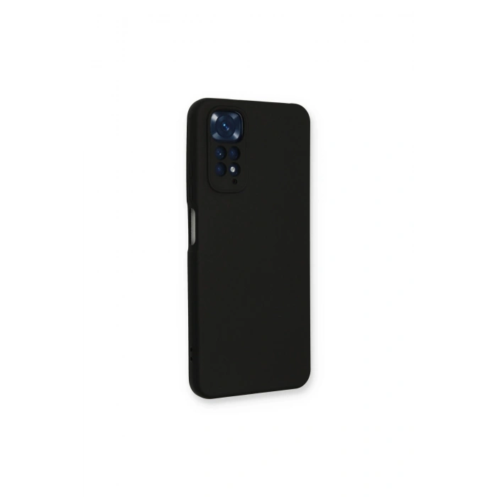 Redmi Note 11 Kılıf Nano İçi Kadife Silikon - Siyah