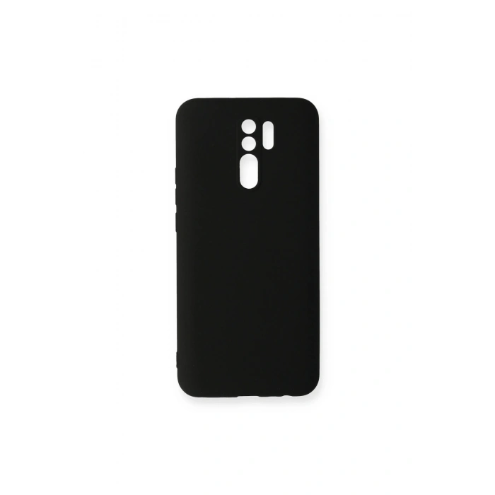 Redmi 9 Kılıf Nano İçi Kadife Silikon - Siyah