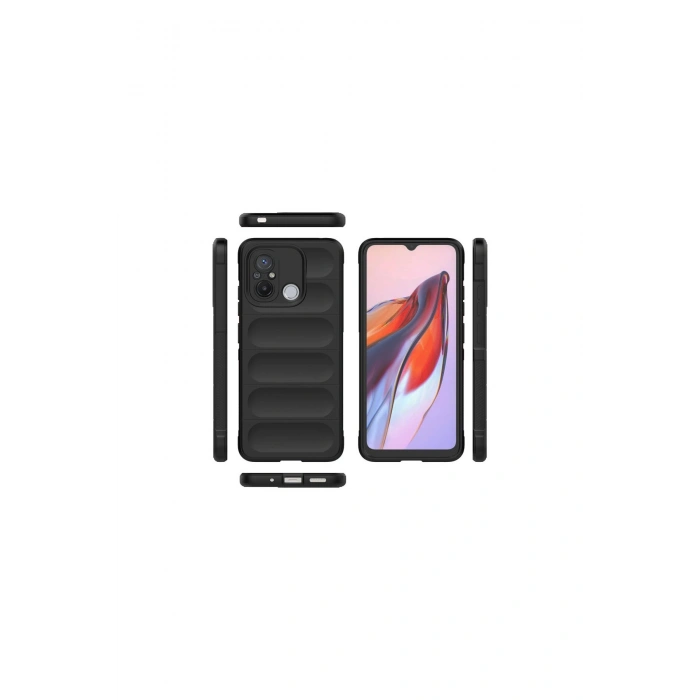 Redmi 12c Kılıf Optimum Silikon - Siyah