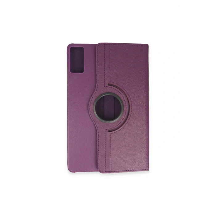 Redmi Pad Se Kılıf 360 Tablet Deri Kılıf - Mürdüm