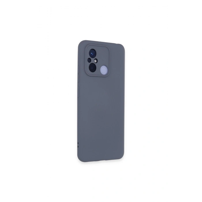 Redmi 12c Kılıf Nano İçi Kadife Silikon - Gri