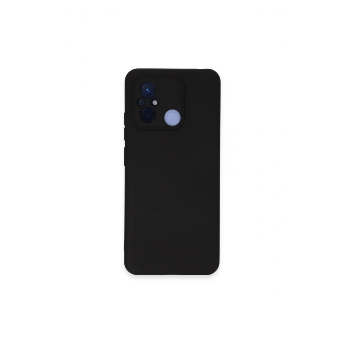 Redmi 12c Kılıf Nano İçi Kadife Silikon - Siyah