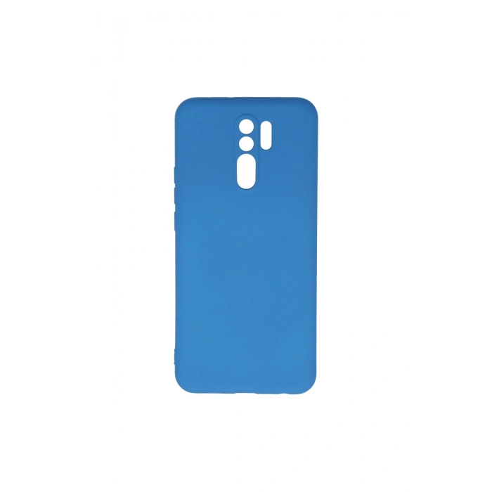 Redmi 9 Kılıf Nano İçi Kadife Silikon - Mavi