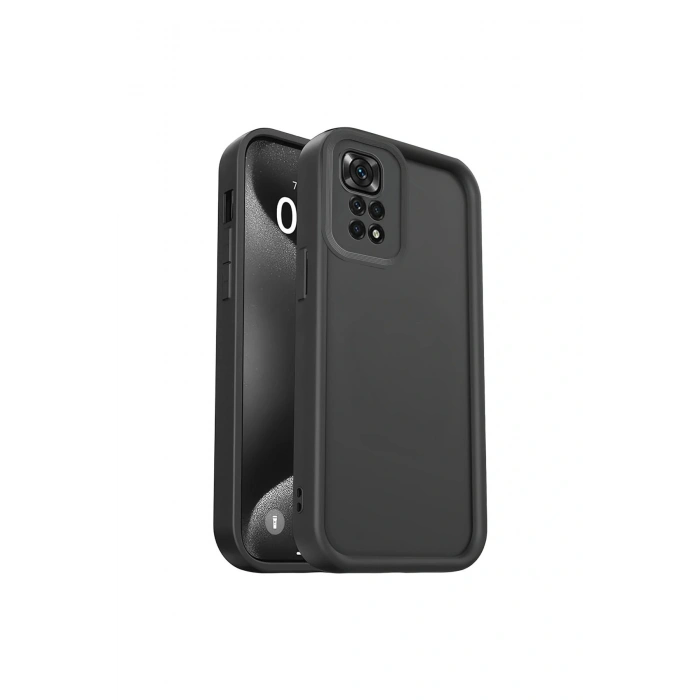 Redmi 10 2022 Kılıf Viera Silikon - Siyah