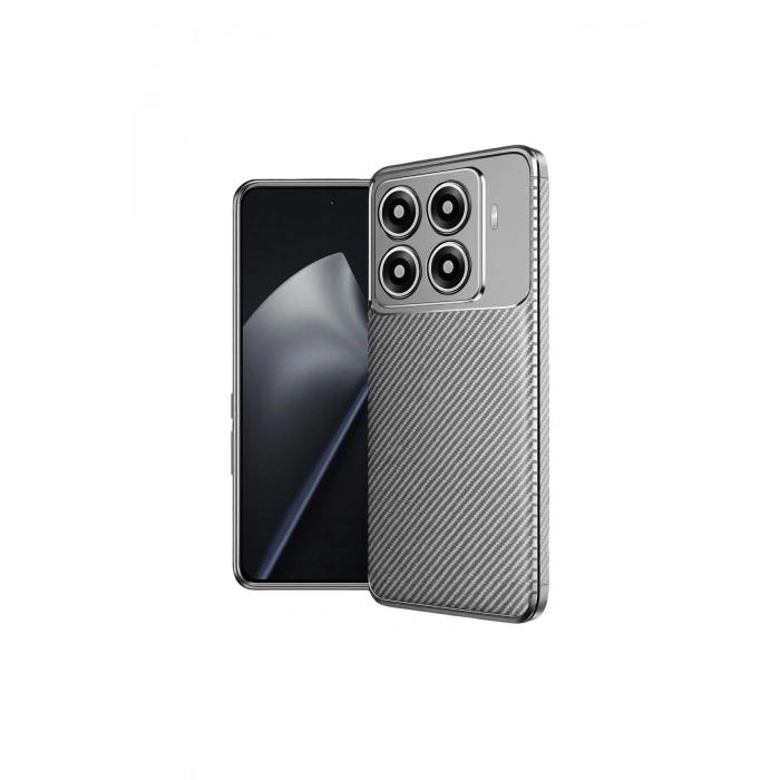 Mi 15t Pro Auto Focus Karbon Kapak - Gri