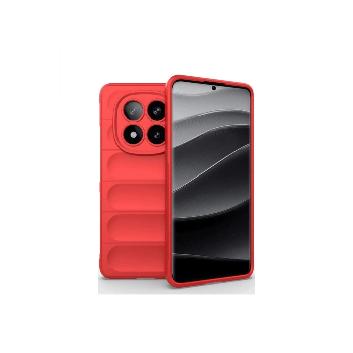 Redmi Note 14 Pro 5g Kılıf Optimum Silikon - Kırmızı