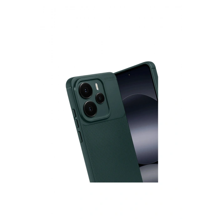 Note 14 5g Auto Focus Karbon Kapak - Koyu Yeşil