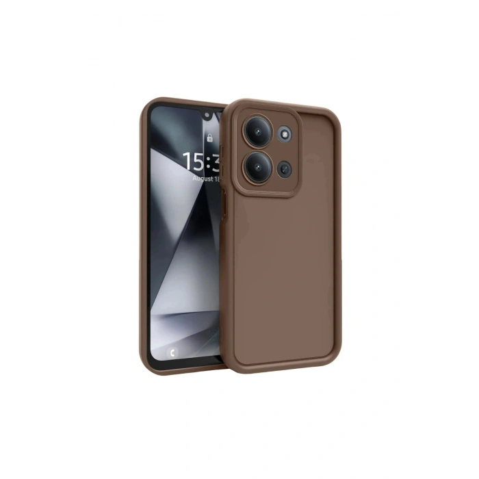 Redmi 15c 4g Viera Silikon - Kahverengi