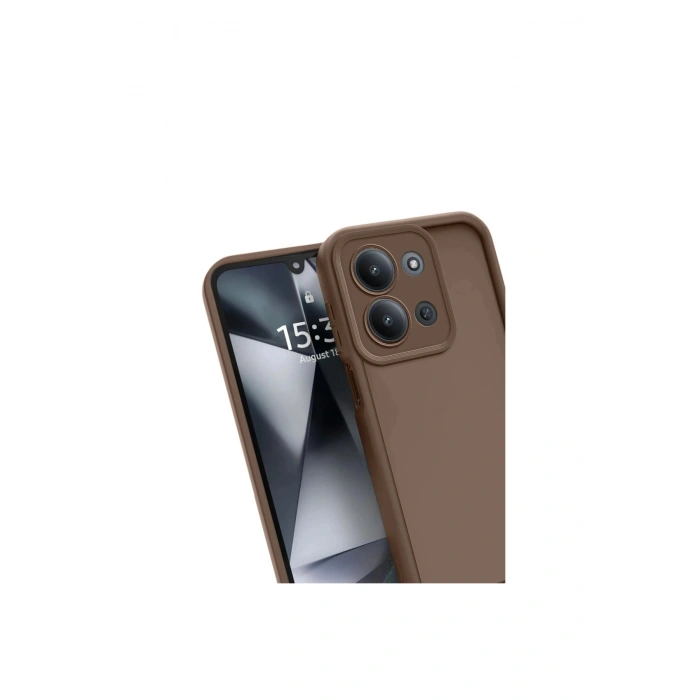 Redmi 15c 4g Viera Silikon - Kahverengi