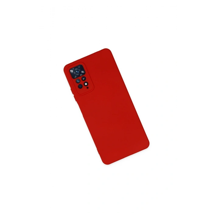 Redmi Note 11 Pro Kılıf Nano İçi Kadife Silikon - Kırmızı