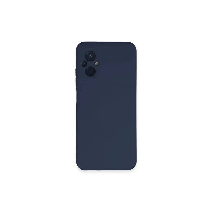 Poco M5 Kılıf Nano İçi Kadife Silikon - Lacivert