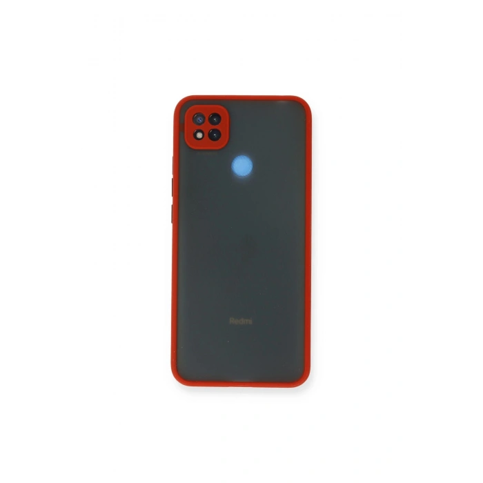 Redmi 9c Kılıf Montreal Silikon Kapak - Kırmızı