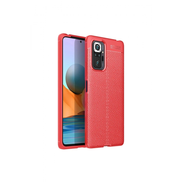 Redmi Note 10 Pro Kılıf Auto Focus Kapak - Kırmızı