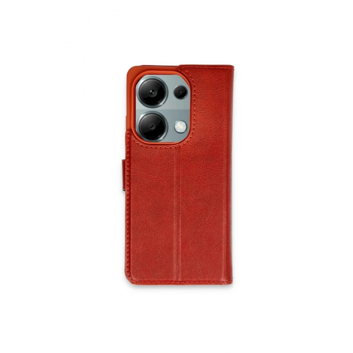 Redmi Note 13 Pro 4g Kılıf Trend S Plus Kapaklı Kılıf - Kırmızı