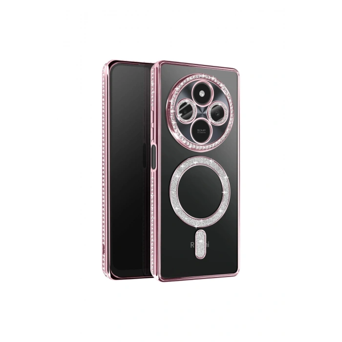 Redmi 14c Joke Simli Magneticsafe Kılıf - Pembe