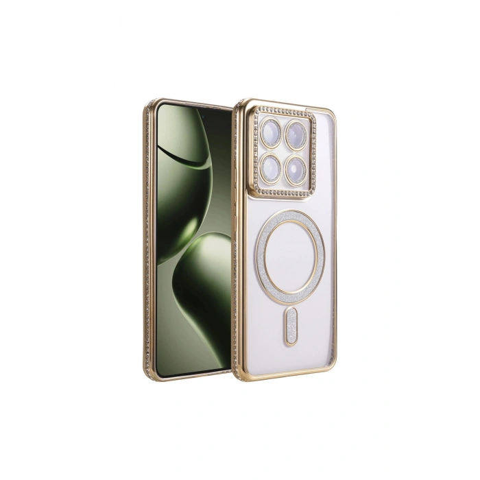 Mi 14t Pro Joke Simli Magneticsafe Kılıf - Gold