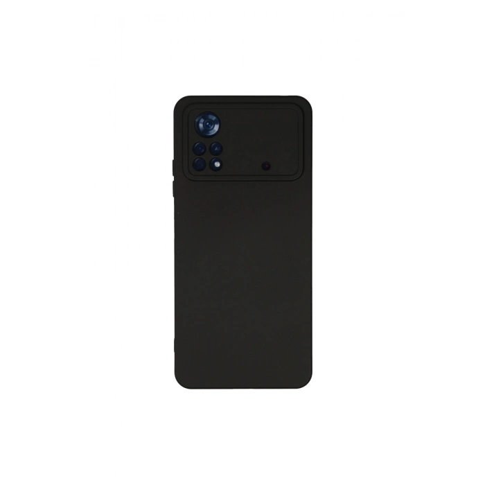 Poco X4 Pro 5g Kılıf Nano İçi Kadife Silikon - Siyah