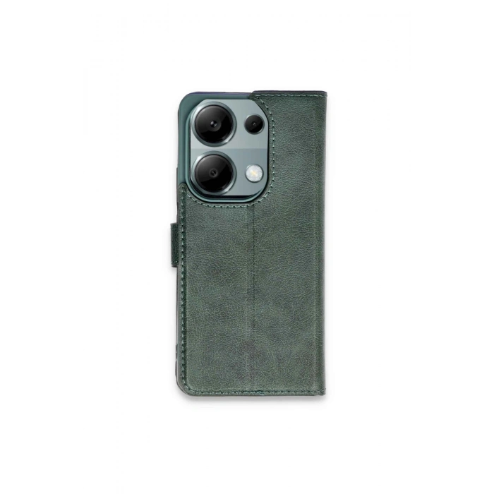 Redmi Note 13 Pro 4g Kılıf Trend S Plus Kapaklı Kılıf - Yeşil