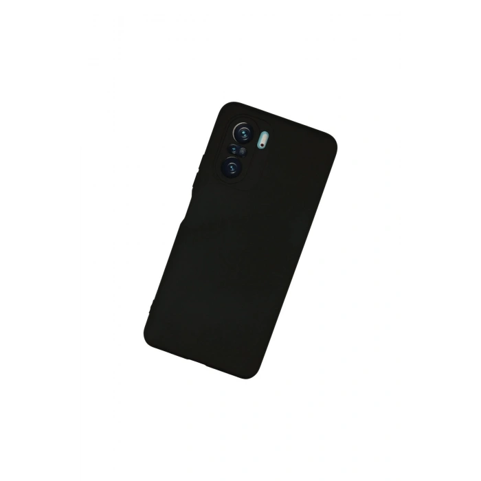 Poco F3 Kılıf Nano İçi Kadife Silikon - Siyah