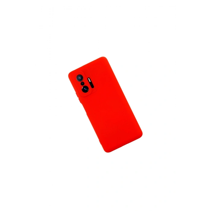 Mi 11t Pro Kılıf Nano İçi Kadife Silikon - Kırmızı