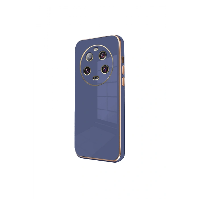 Mi 14 Ultra Kılıf Volet Silikon - Mavi