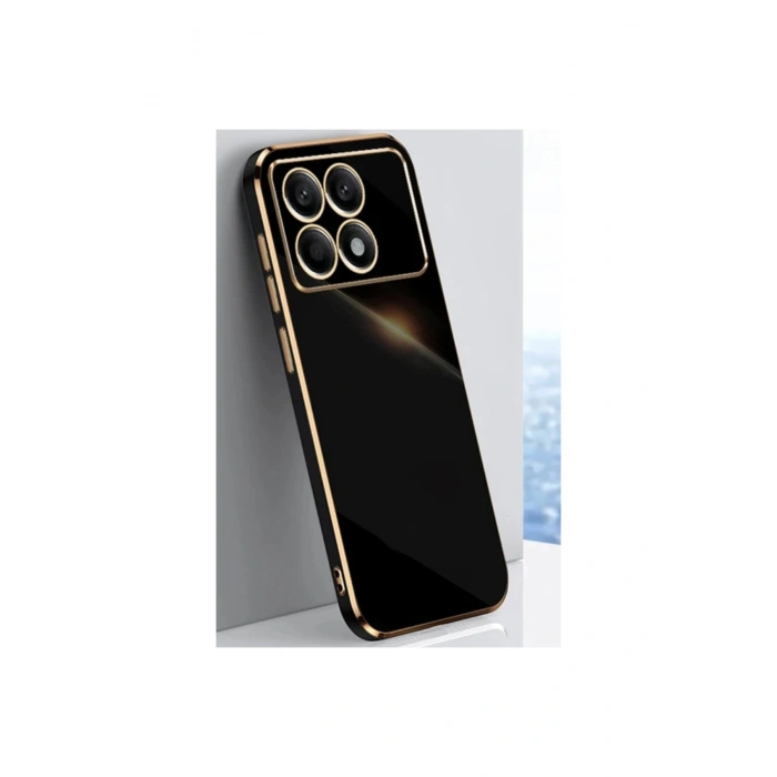 Poco X6 Pro Kılıf Volet Silikon - Siyah