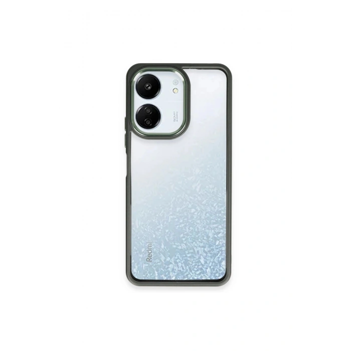 Redmi 13c Kılıf Power Silikon - Koyu Yeşil