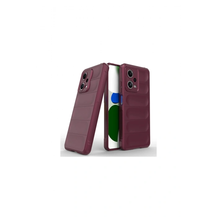 Poco X5 5g Kılıf Optimum Silikon - Bordo