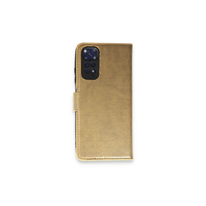 Redmi Note 11 Pro Kılıf Trend S Plus Kapaklı Kılıf - Gold