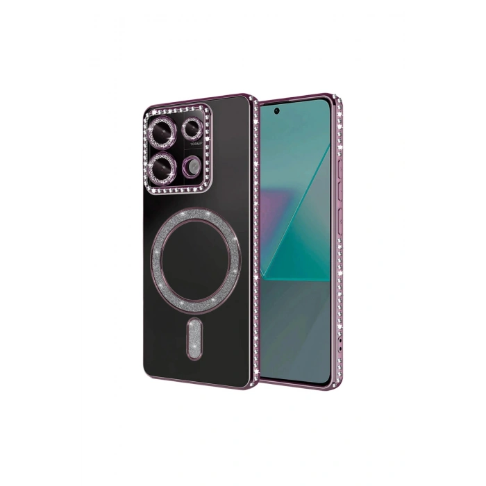 Redmi 13c Joke Simli Magneticsafe Kılıf - Pembe