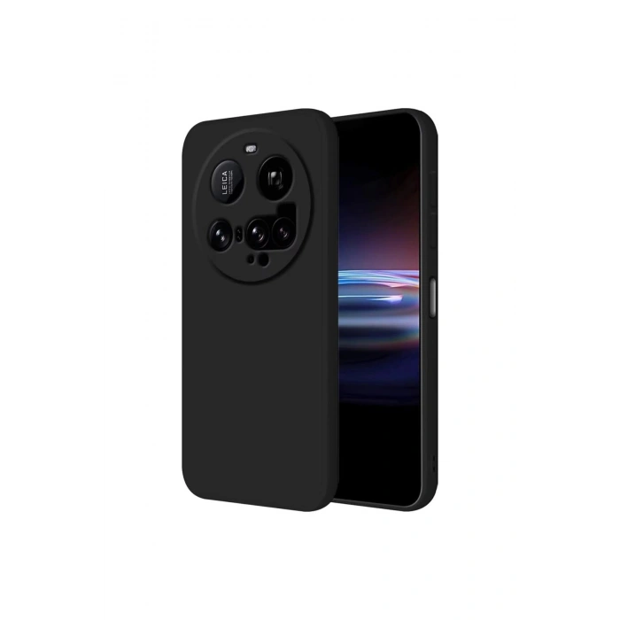 Mi 15 Ultra Kılıf Nano İçi Kadife Silikon - Siyah