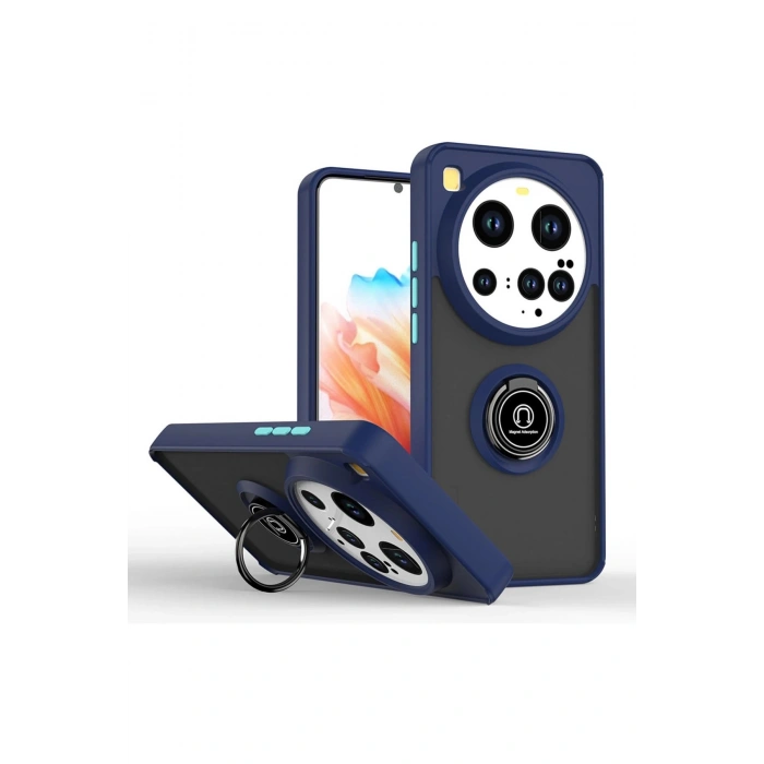 Mi 15 Ultra Kılıf Montreal Y��züklü Silikon Kapak - Lacivert