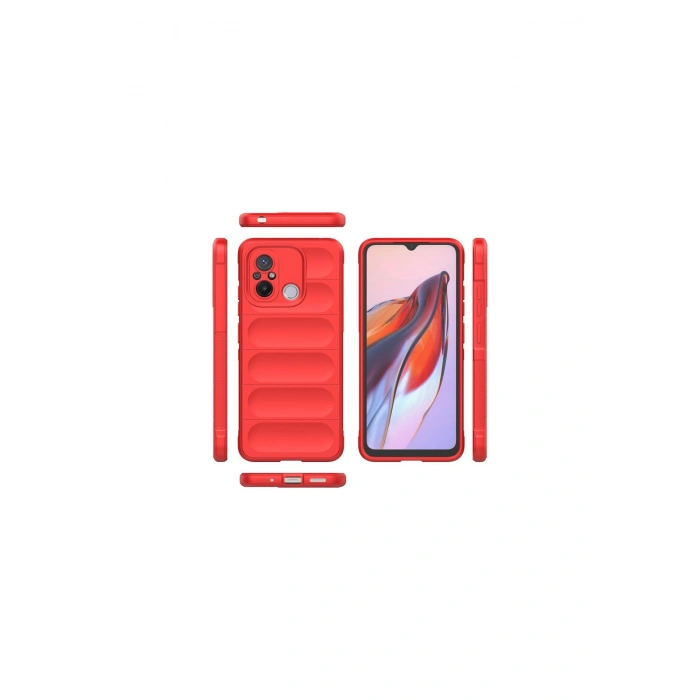 Redmi 12c Kılıf Optimum Silikon - Kırmızı
