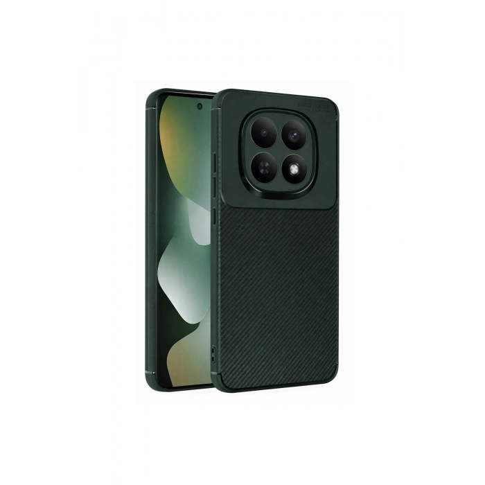Redmi Note 15 Pro 4g Auto Focus Karbon Kapak - Koyu Yeşil
