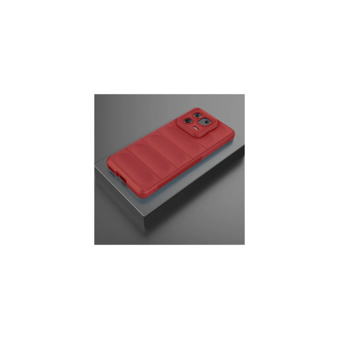 Mi 13 Pro Kılıf Optimum Silikon - Kırmızı