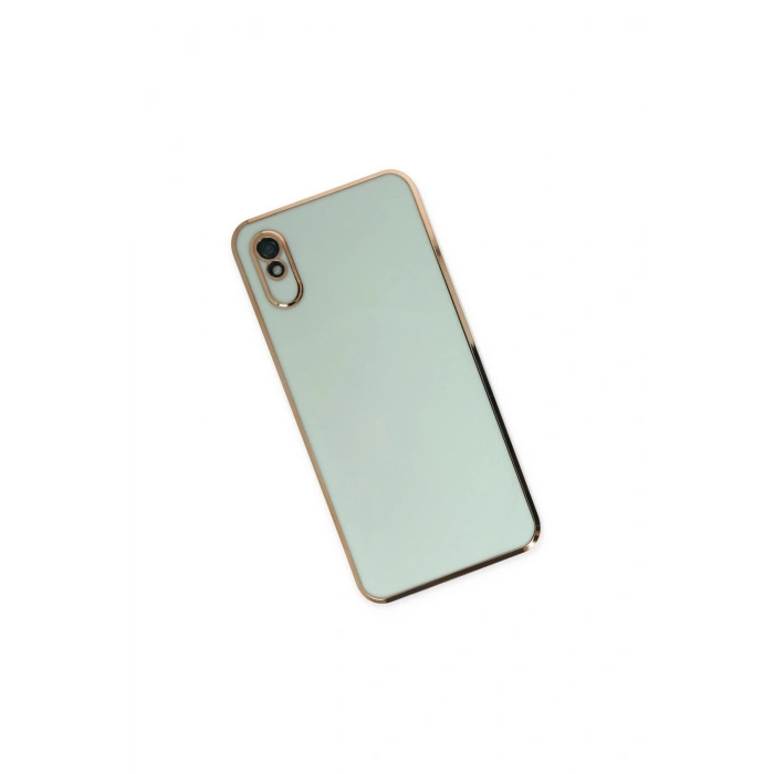 Redmi 9a Kılıf Volet Silikon - Açık Yeşil