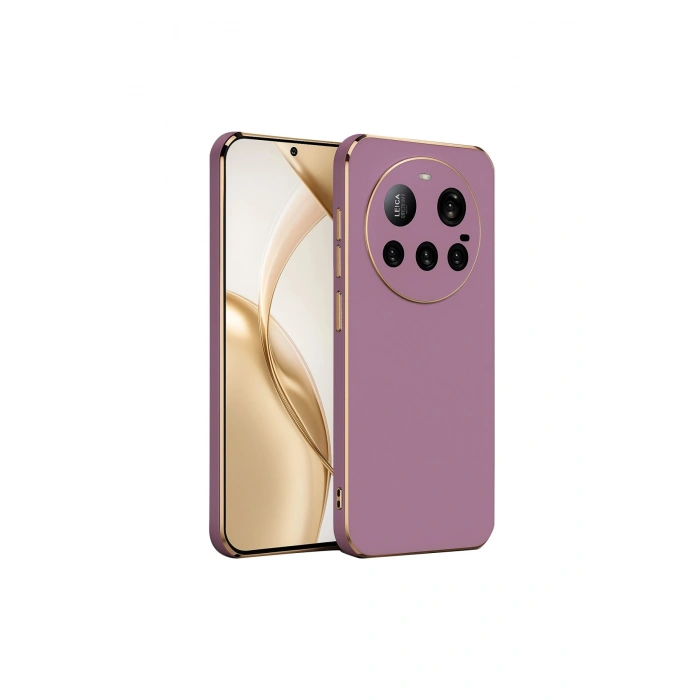 Mi 15 Ultra Kılıf Volet Silikon - Mor