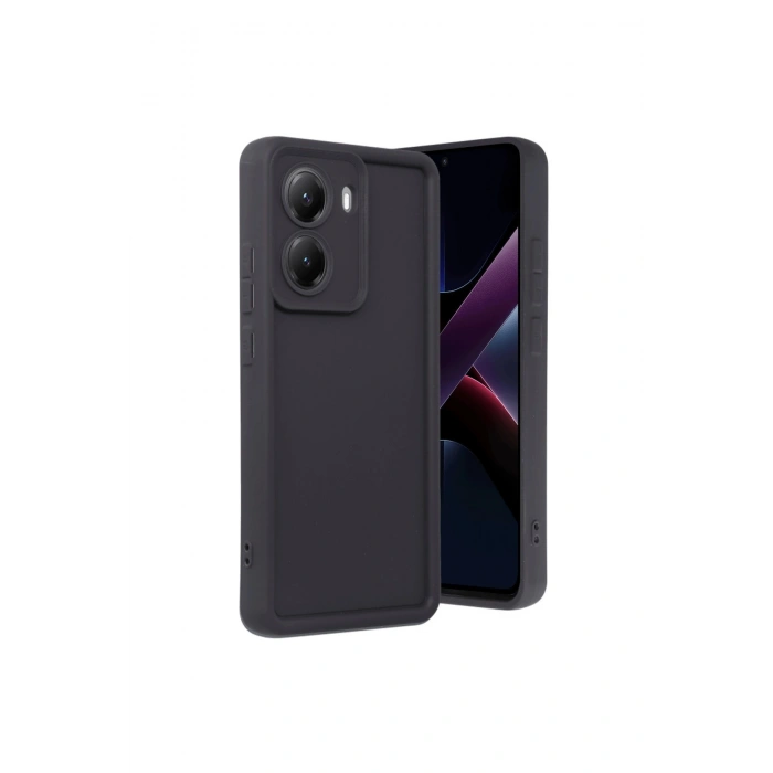 Poco X7 Pro Viera Silikon - Siyah