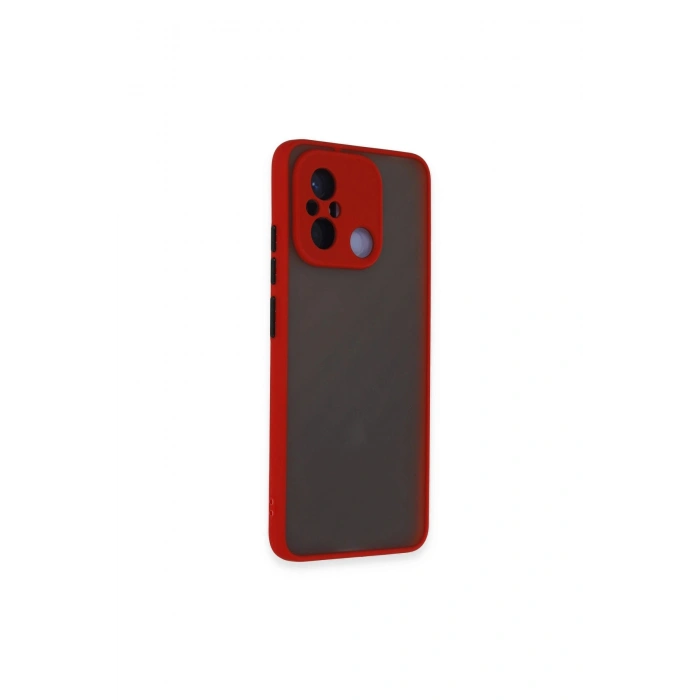 Redmi 12c Kılıf Montreal Silikon Kapak - Kırmızı