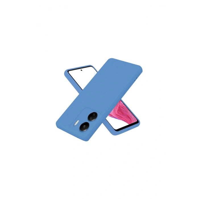 Redmi 13c Kılıf First Silikon - Mavi